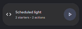Pulsante di esecuzione dello script