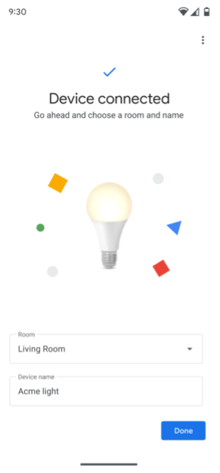 Provisioning avviato dall&#39;app (passaggio 6)