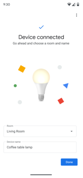 Provisioning avviato dall&#39;app (passaggio 8)