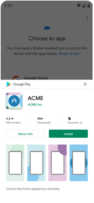 Configuration avec Association express (étape 4)