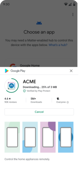 Configuration avec Association express (étape 5)