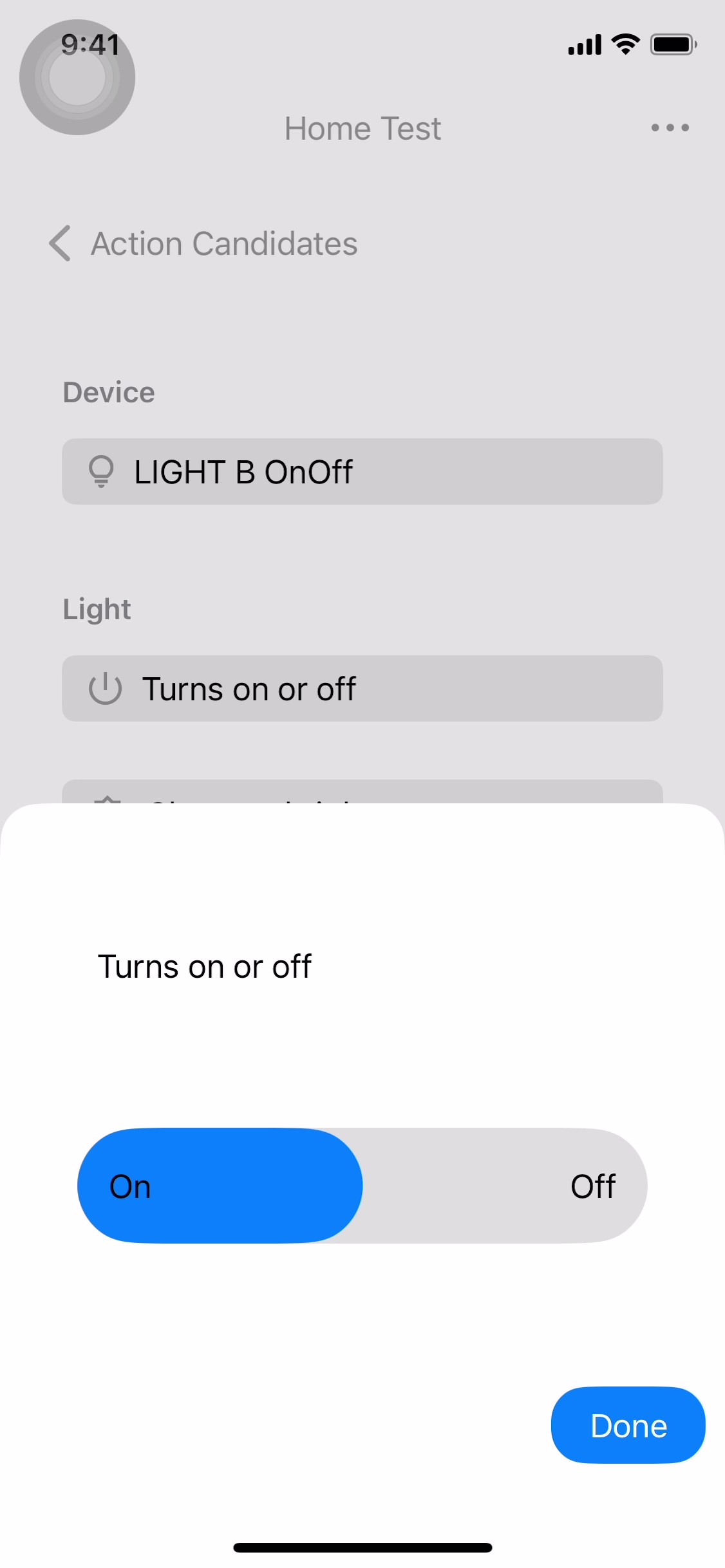 Encender o apagar luces