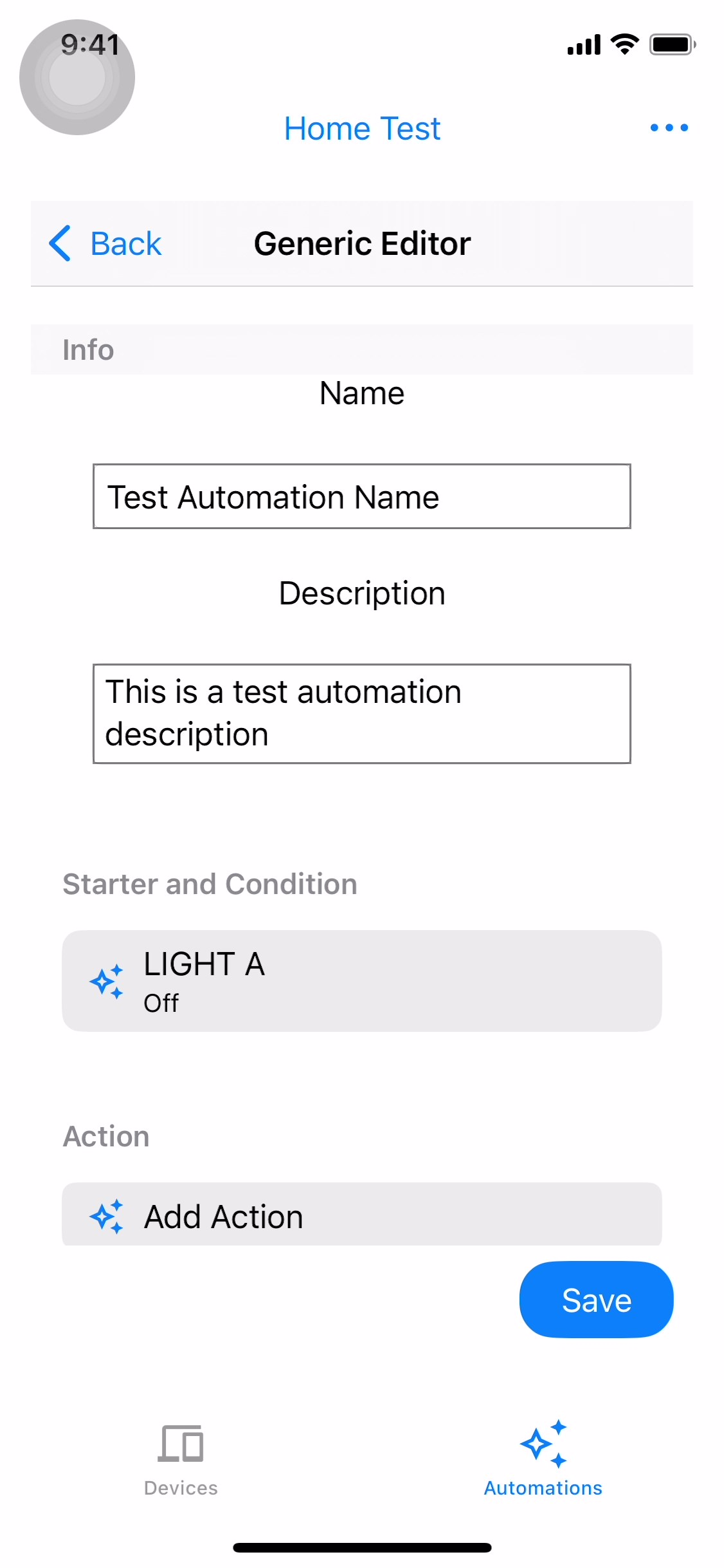Lista de iniciadores.