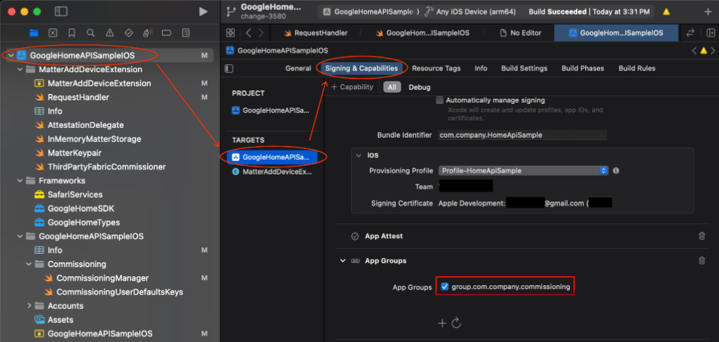 添加应用组