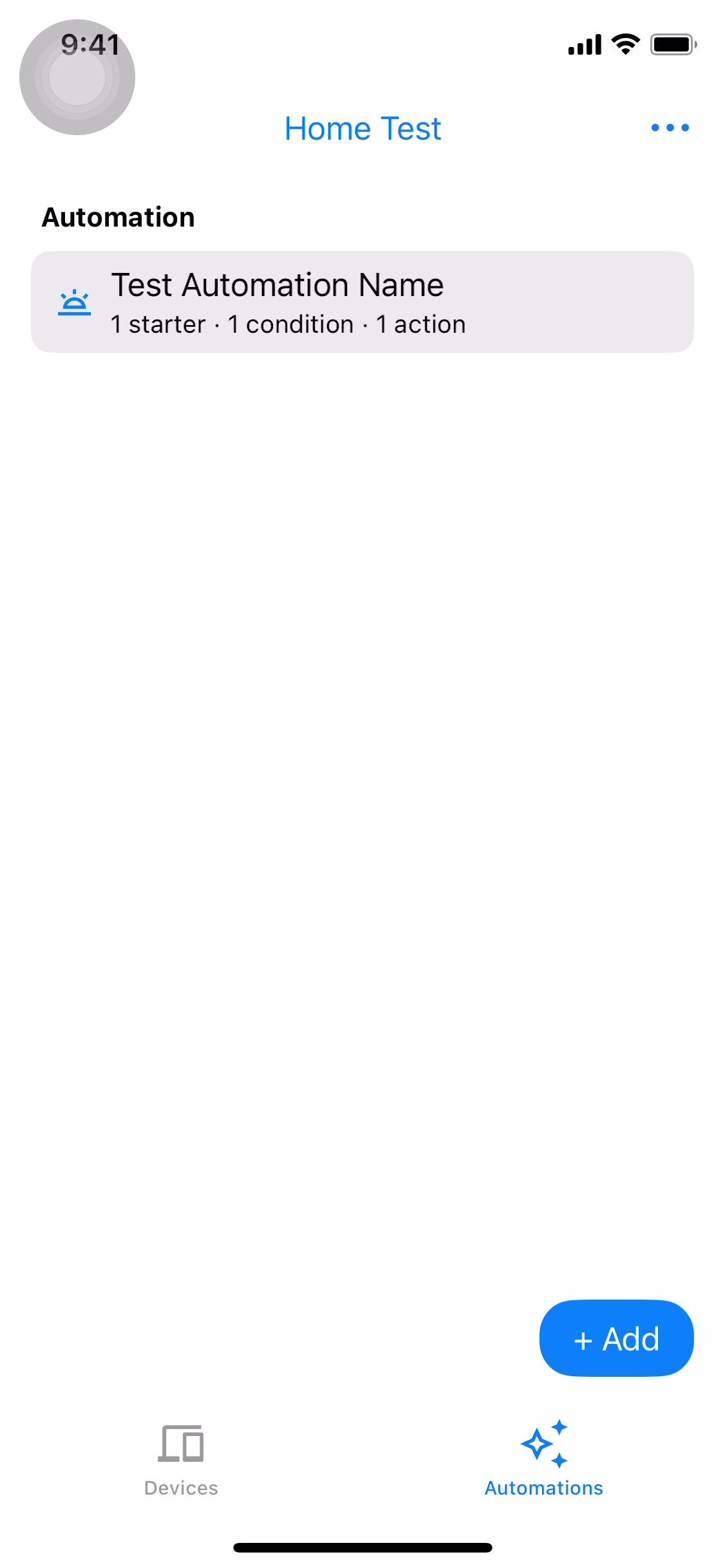 Automação genérica criada