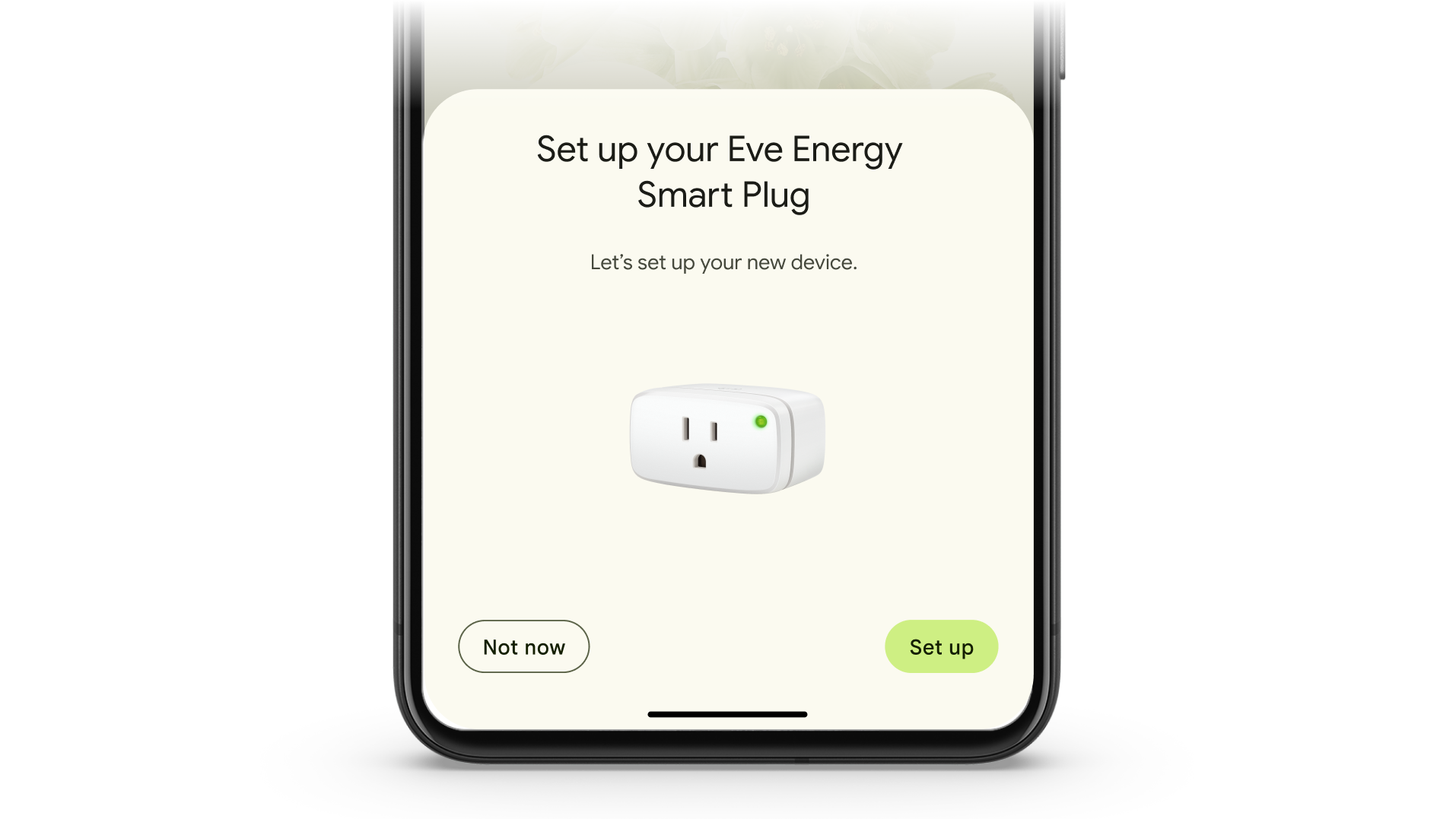Capture d'écran de l'API Commissioning dans une application