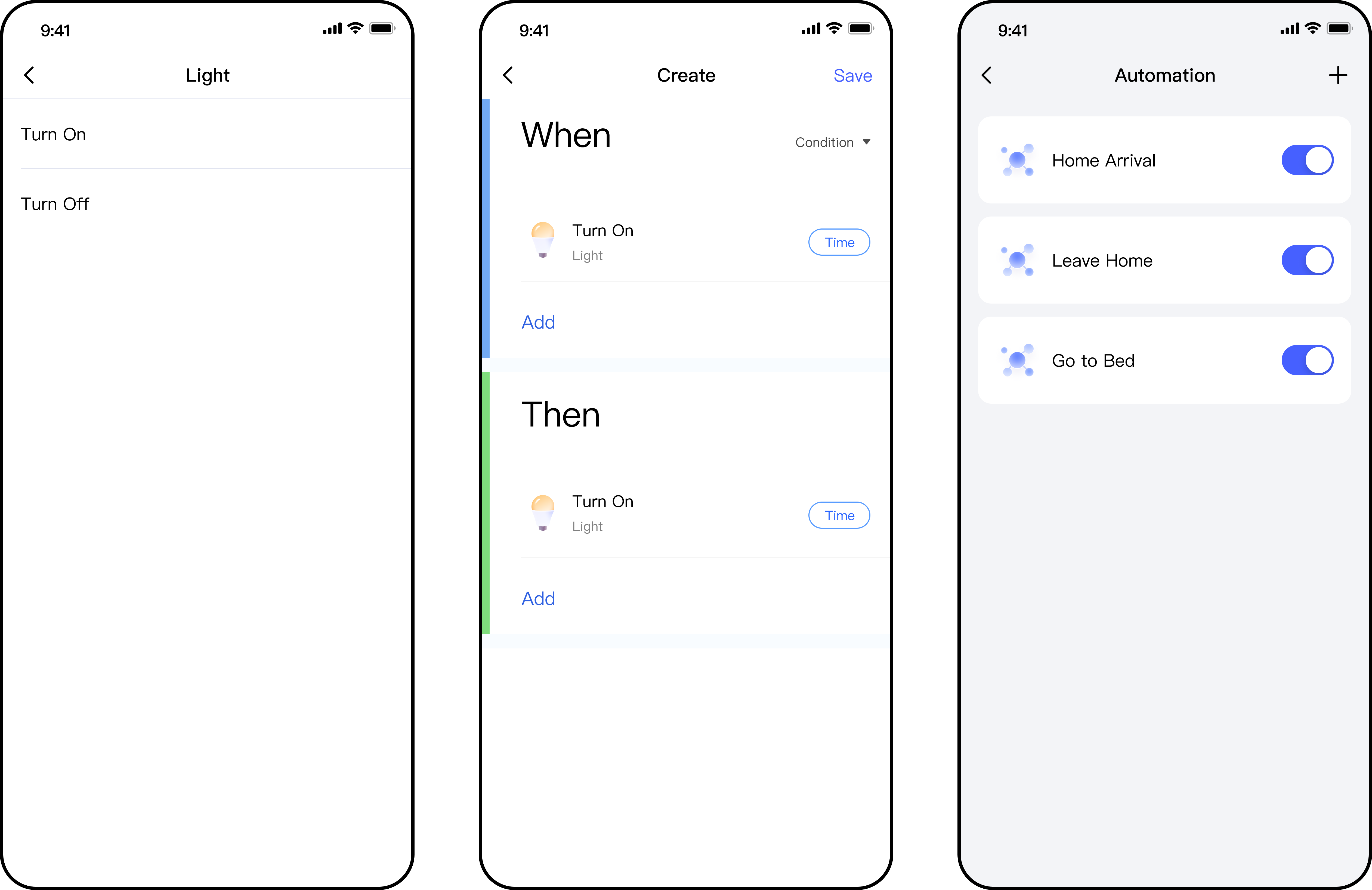 Recurso do app Aqara para dispositivos móveis