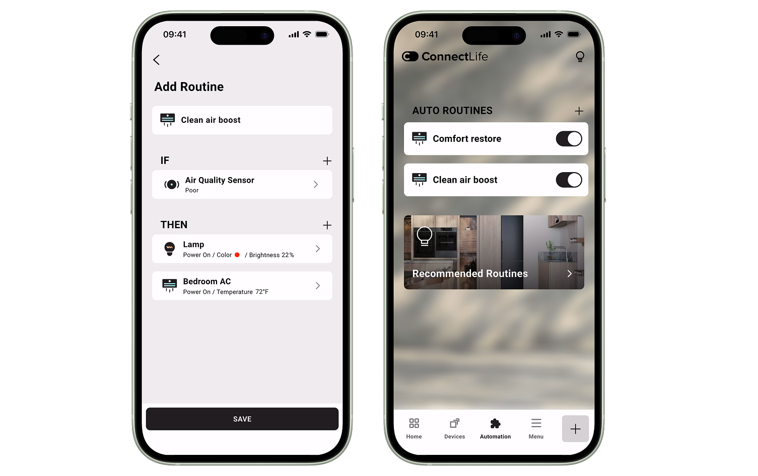 Flusso dell'app mobile Hisense