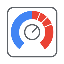 Esta imagem mostra o ícone de um termostato em smart displays com o Google Assistente.