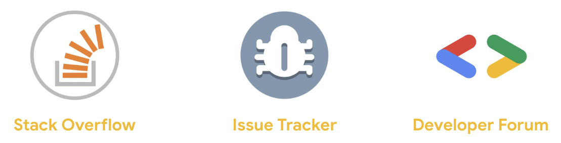 Stack Overflow, Issue Tracker y el foro para desarrolladores