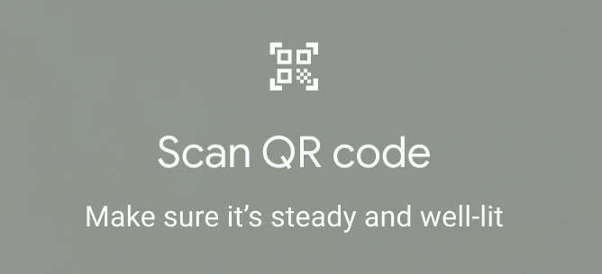 QR 코드 스캔