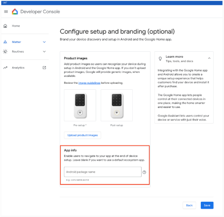 App de comisionado preferida por el fabricante del dispositivo