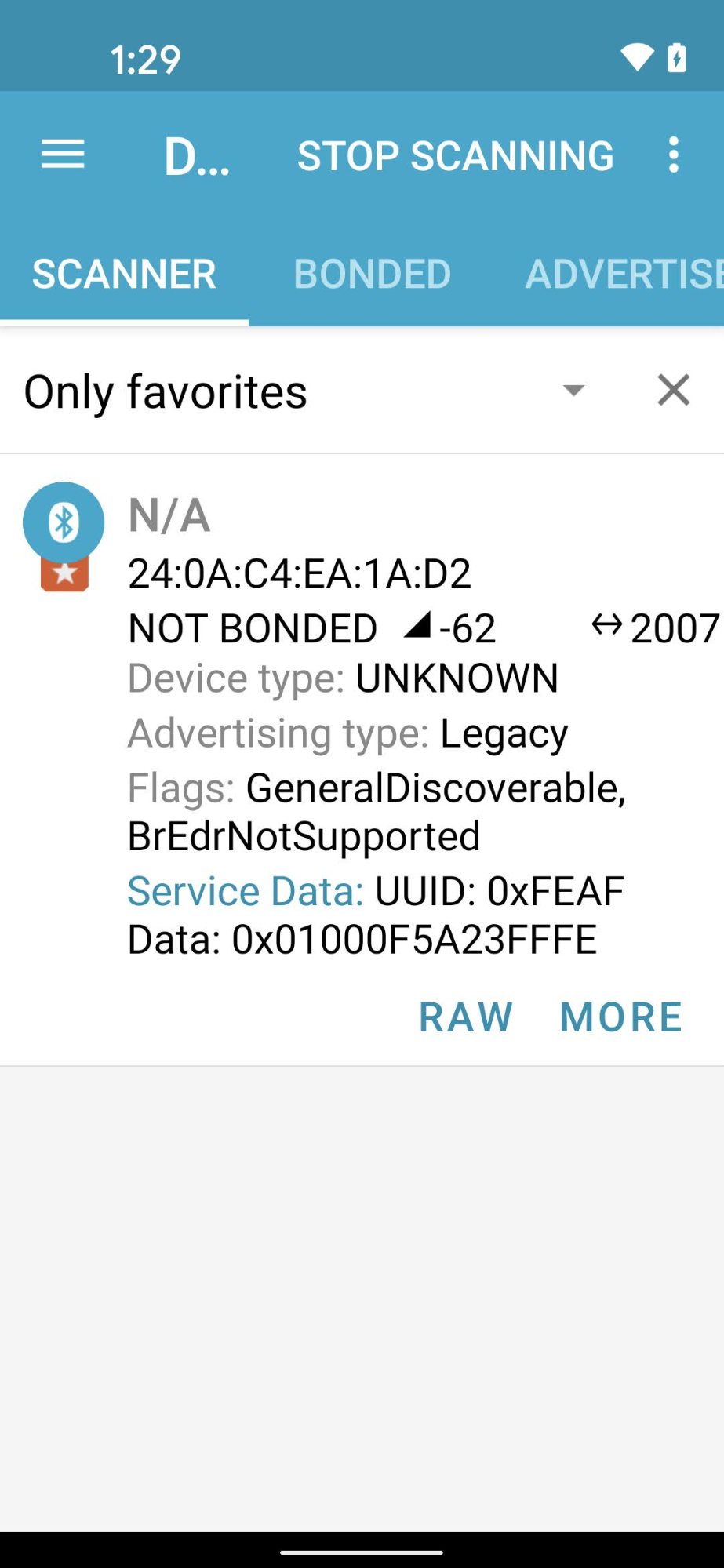 عیب‌یابی بلوتوث اسنیفر