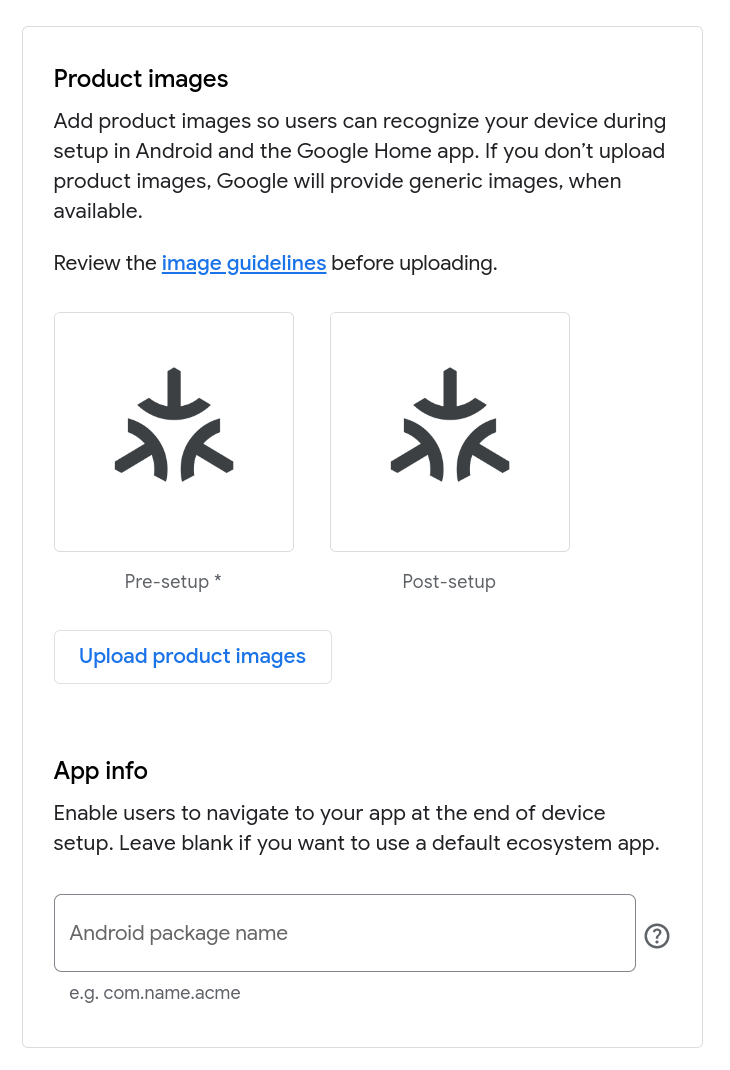 “Configure setup and branding”（配置设置和品牌信息，可选）页面