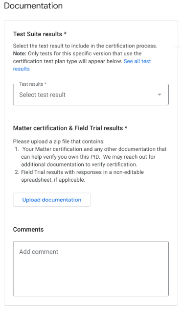 مستندات Matter