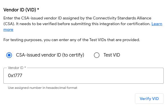 Verificar VID