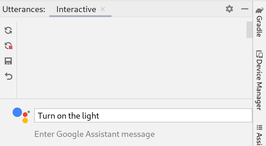 Assistant Simulator로 테스트