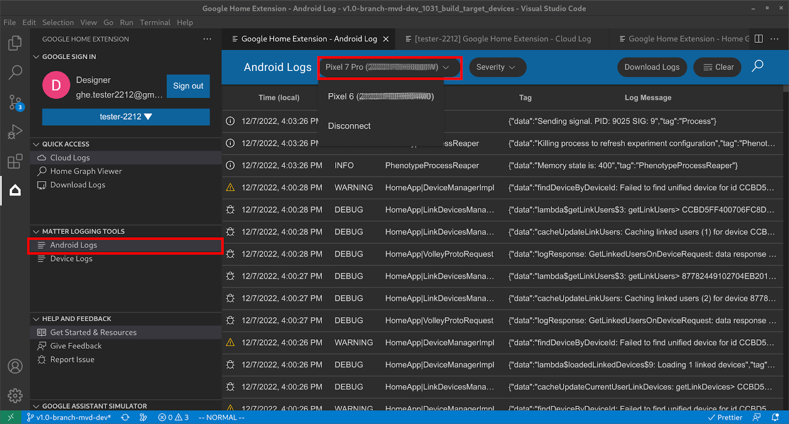 Android Logging