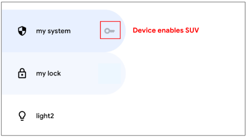 Cette figure montre les appareils sur lesquels il est recommandé d&#39;activer la validation secondaire des utilisateurs.