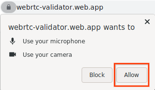 Camera Permission Dialog