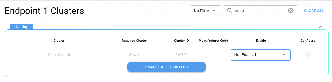 Cluster de desativação do ZAP